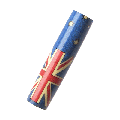 Australian Flag Inlay - pengeapens